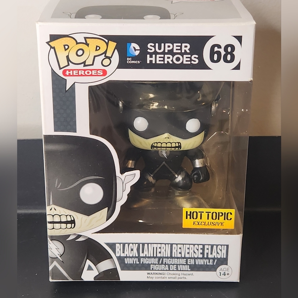 Funko Pop Black Lantern Reverse Flash #68 Hot Topic Exclusive DC Comics